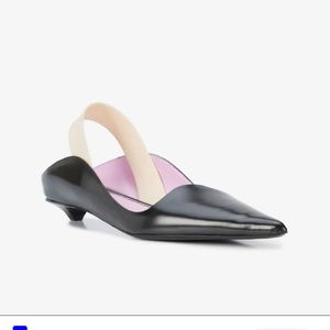 proenza schouler women leather pointed toe kitten
